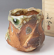 Iga yunomi tea cup by Atarashi Manabu