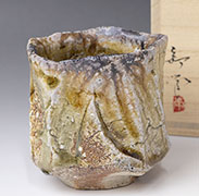 Iga yunomi tea cup by Atarashi Manabu