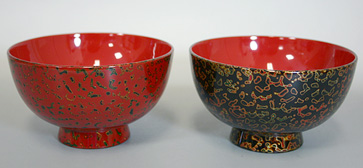 Tsugaru lacquered shiru wan soup bowl